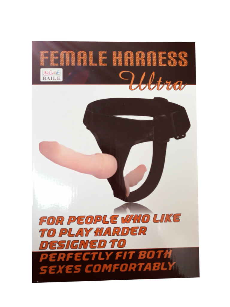 Strap-on Penis Double Dildo Ultra Harness Belt | 2EO.World - 2EO.World