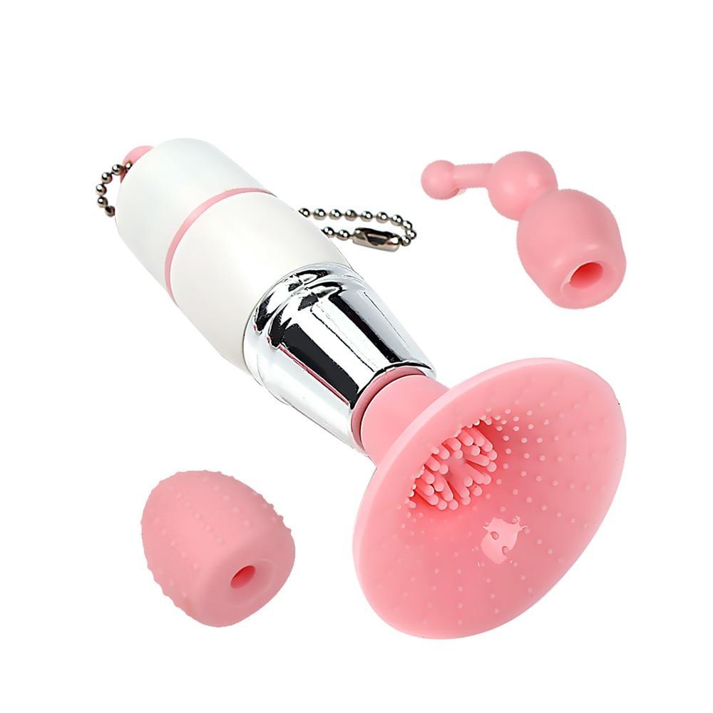 Vibrator 3 in 1 Strong Nipple Stimulation Massager Clitoris | 2EO.World - 2EO.World