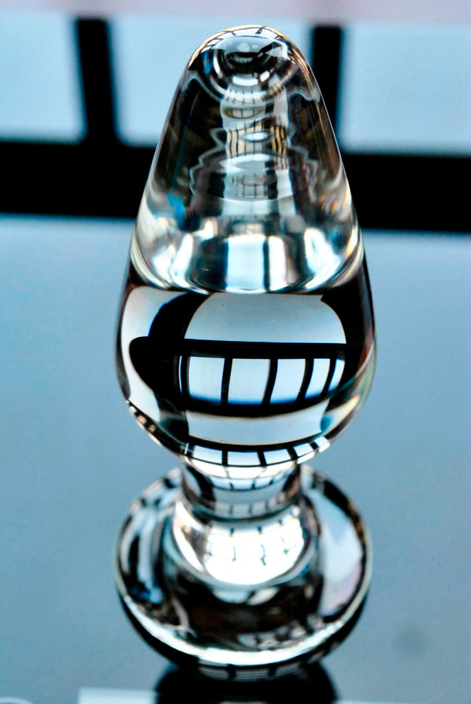 Glass Dildo Anal Butt Plug Crystal with Universal Design Massager 11CM | 2EO.World - 2EO.World