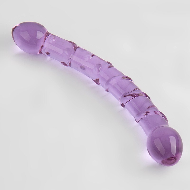 Glass Dildo Crystal with Pattern Massager 21CM | 2EO.World - 2EO.World