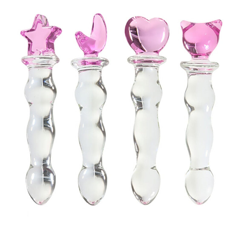 Glass Dildo Crystal with Awesome Design Massager of 7 Variants | 2EO.World - 2EO.World