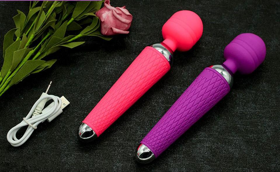 Powerful Vibrator Oral Clit Massager Magic Wand USB Rechargeable G-Spot | 2EO.World - 2EO.World