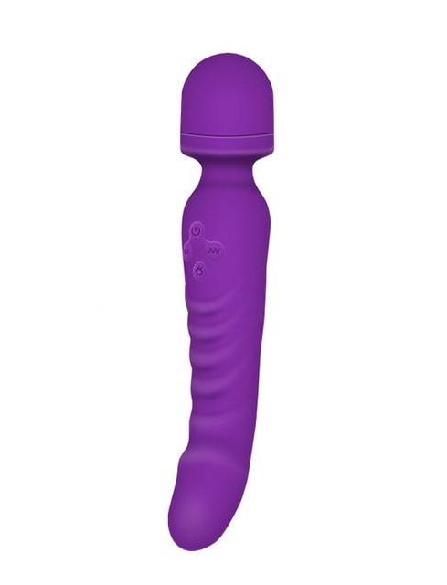 Vibrator Heating Magic Wand Silicone G-Spot Dual Vaginal Multi Frequency | 2EO.World - 2EO.World