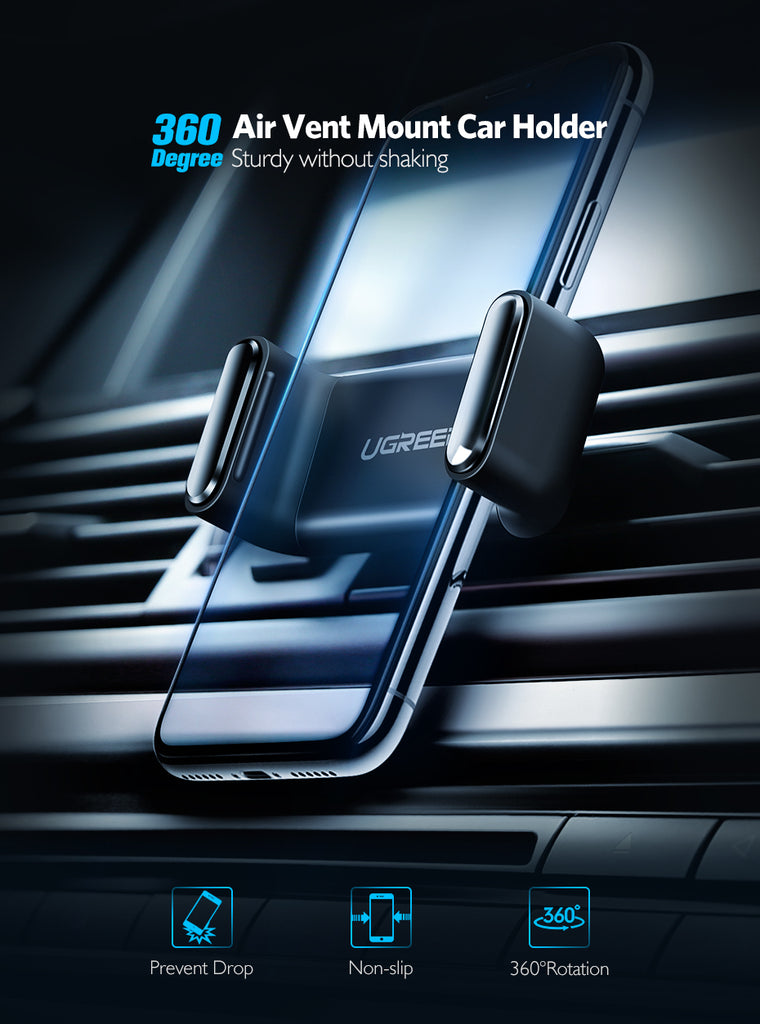 Car Phone Holder Android iOS iPhone Samsung Huawei Mi | 2EO.World - 2EO.World