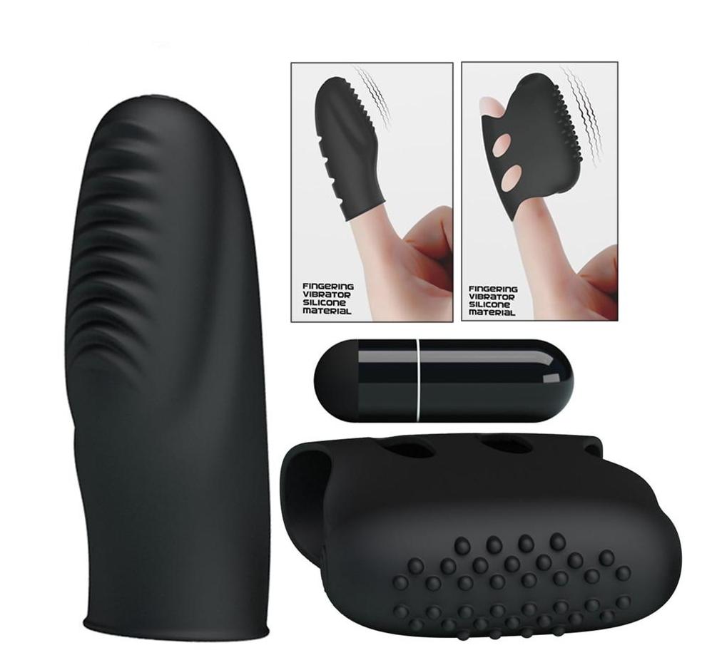 Vibrator Silicone Finger G-Spot Vaginal Clitoris Massage Stimulation | 2EO.World - 2EO.World