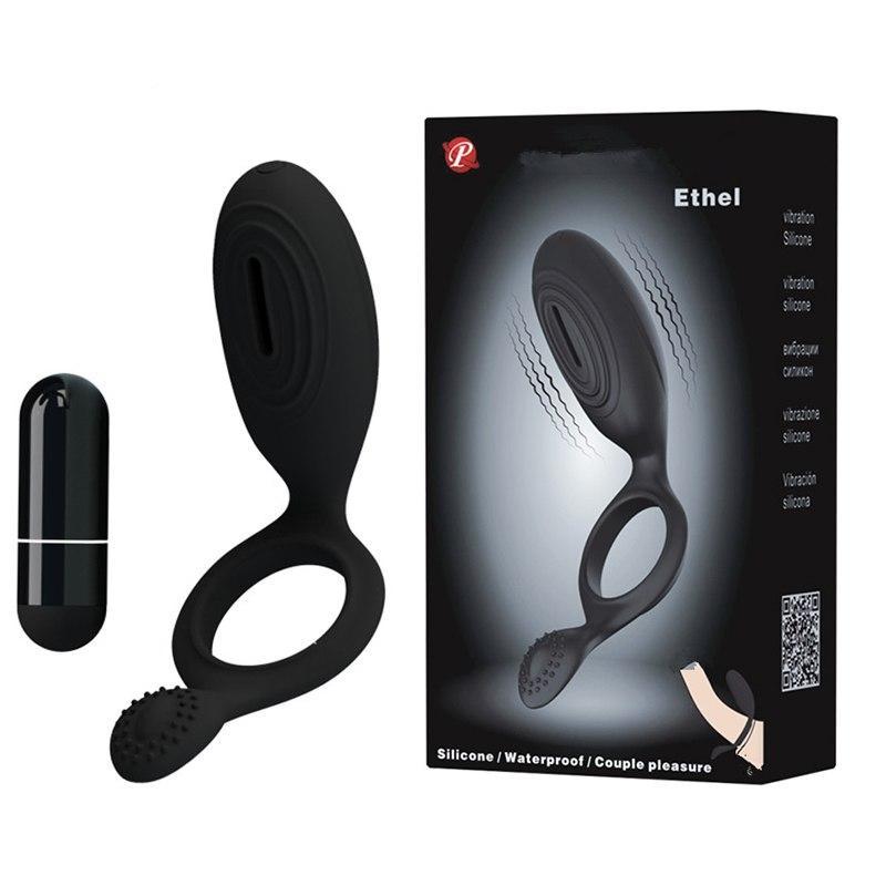 Cock Ring Vibrator Reusable Lasting Delay Ejaculation Ring Extend | 2EO.World - 2EO.World