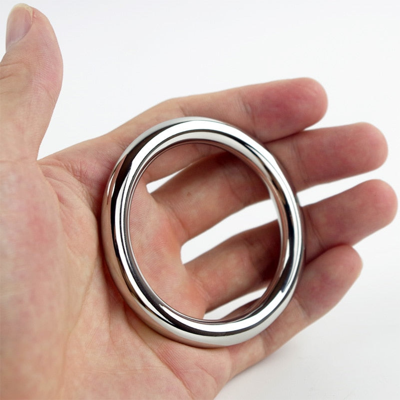 Cock Ring High Quality Stainless Steel 40 / 45 / 50mm Delay Ejaculation | 2EO.World - 2EO.World