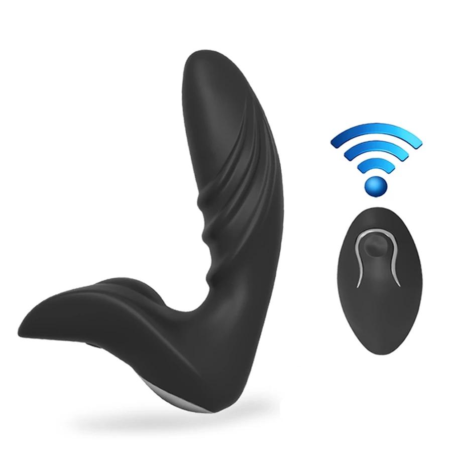 Anal Butt Plug Masturbation Wireless Remote Control Prostate Massager USB Charger | 2EO. World - 2EO.World